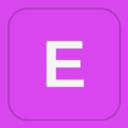 E logo