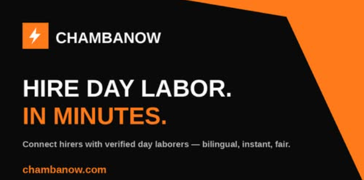 ChambaNOW — Hire Day Labor. In Minutes.